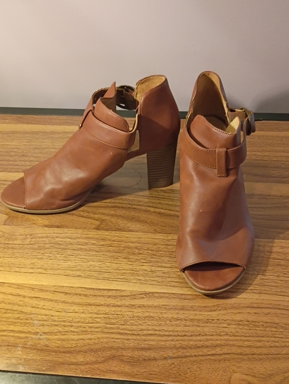 Naturalizer Open-Toe Block Heel Sandals - Brown